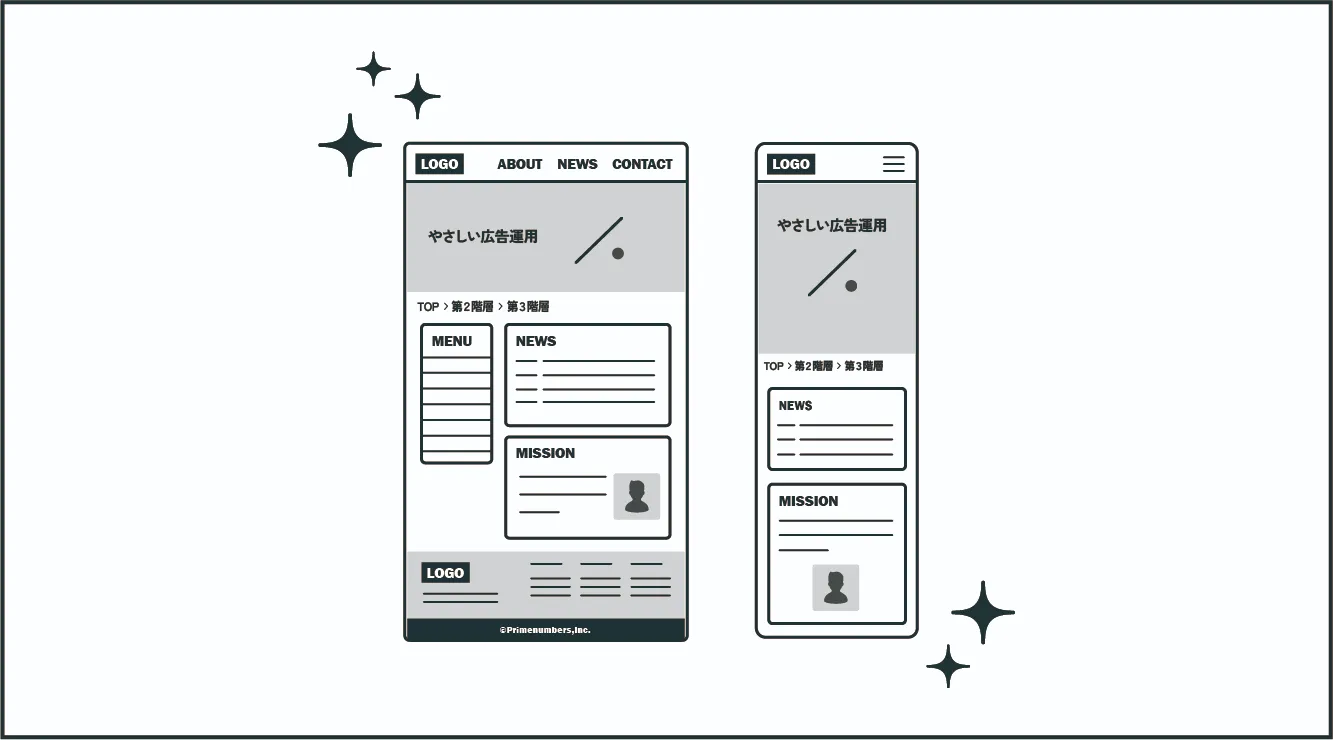 デザインカンプの例